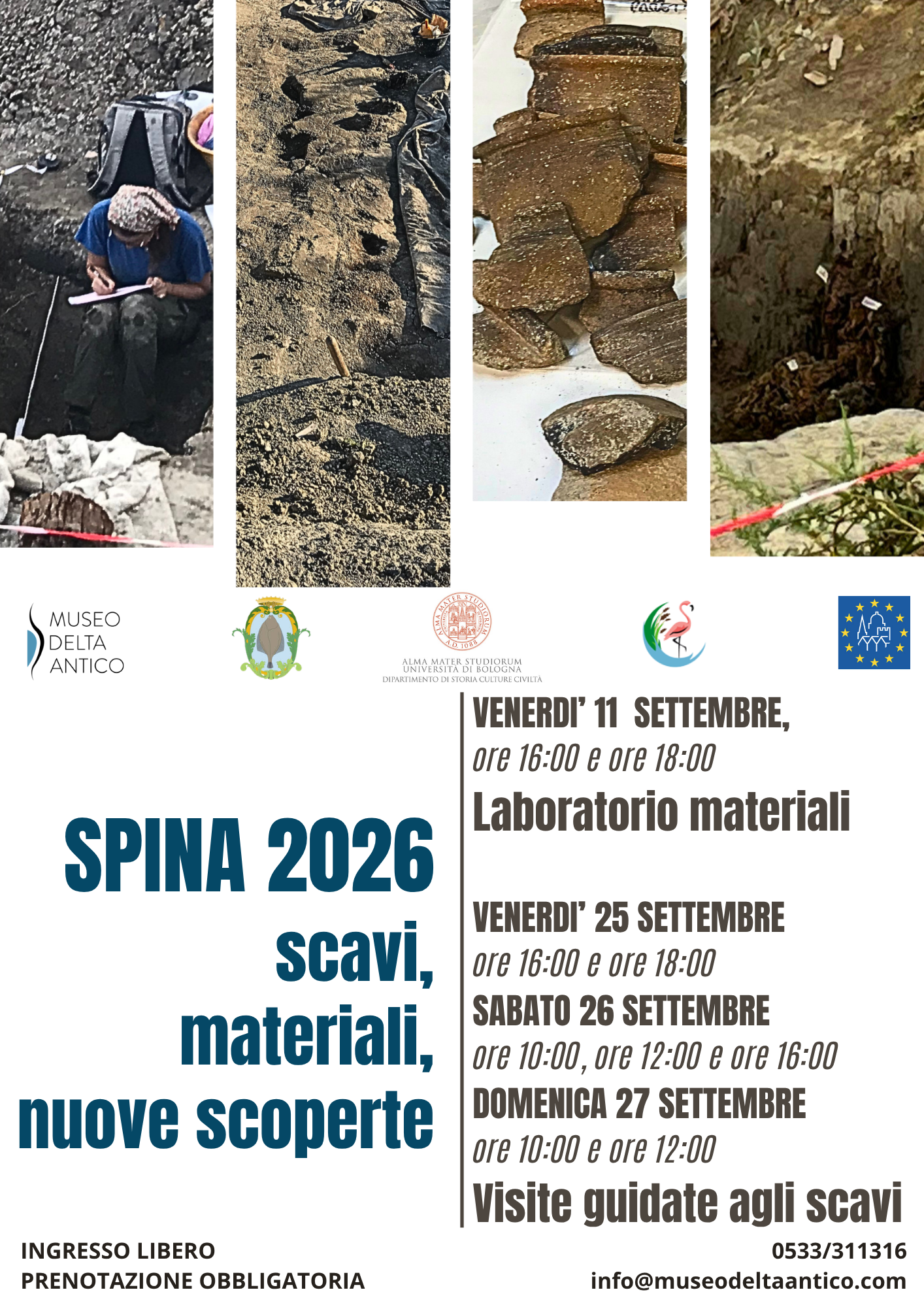 SPINA 2026 – SCAVI, MATERIALI, NUOVI SCOPERTE